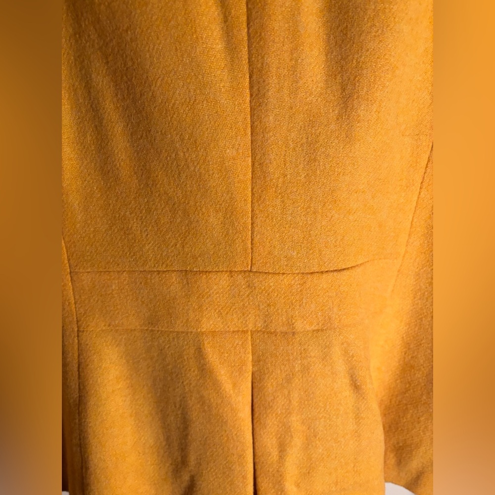 Talbots Mustard Wool blend Blazer - Picture 5 of 9
